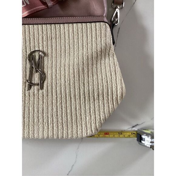 NWOT Steve Madden Bmayor Hobo Crossbody Should Bag Cream/Pink - Picture 9 of 12